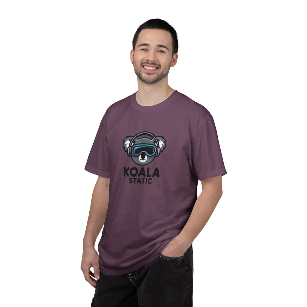 Koala Static Headphones Tee — Retro 90s Chill Graphic T-Shirt - 100% Cotton
