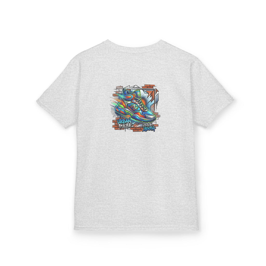 Kids Urban Trainer Tee — Graffiti Street Sneaker Design - 100% Cotton