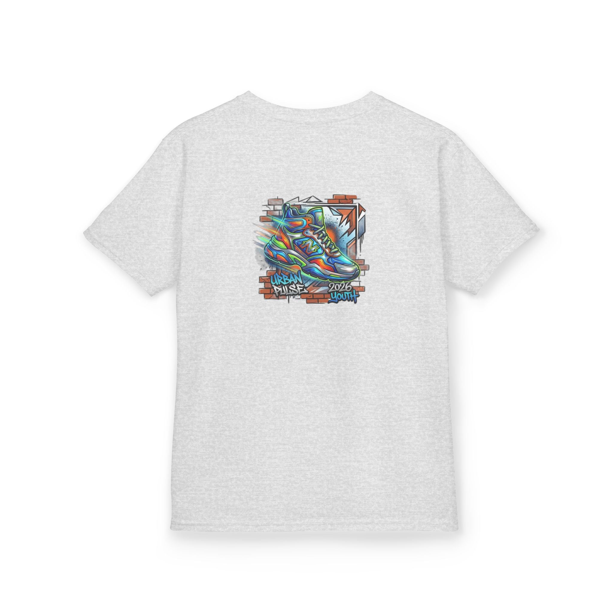 Kids Urban Trainer Tee — Graffiti Street Sneaker Design - 100% Cotton