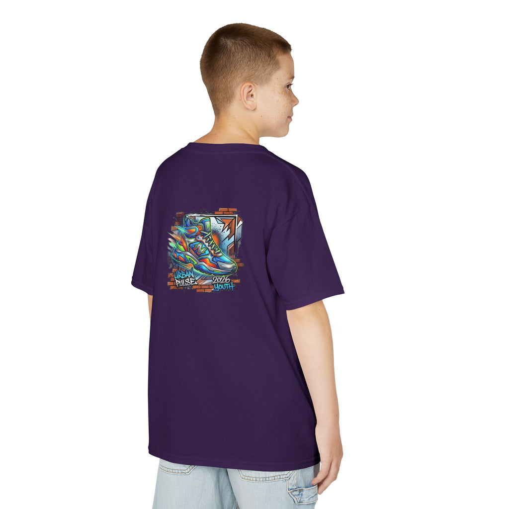 Kids Urban Trainer Tee — Graffiti Street Sneaker Design - 100% Cotton