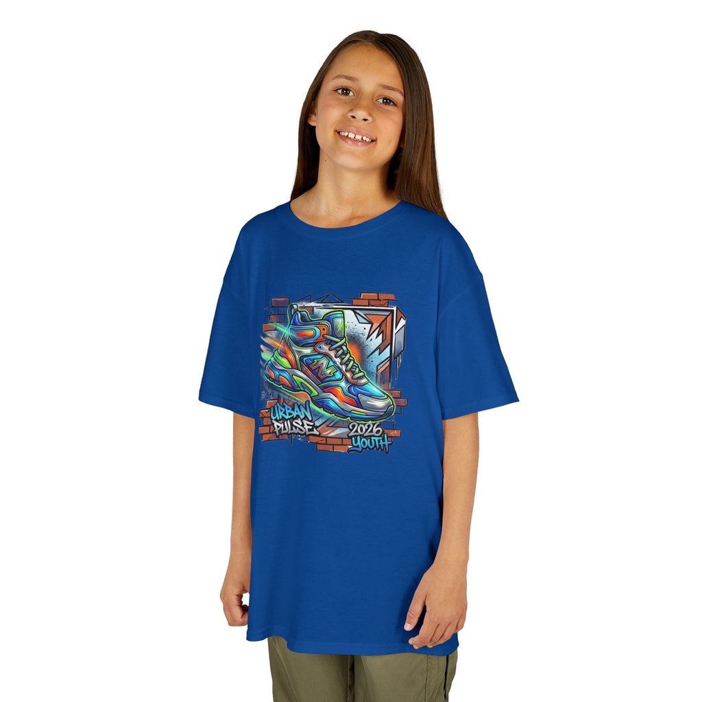 Kids Urban Trainer Tee — Graffiti Street Sneaker Design - 100% Cotton