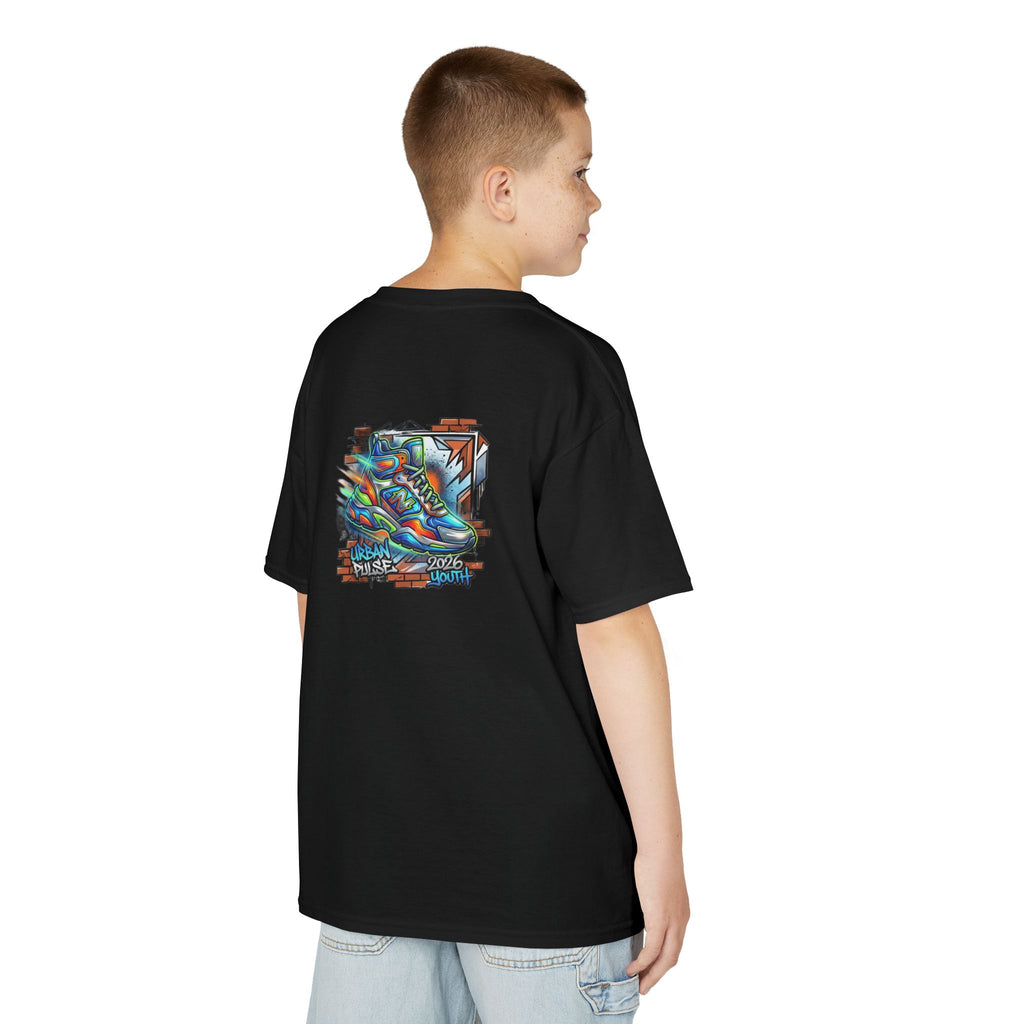 Kids Urban Trainer Tee — Graffiti Street Sneaker Design - 100% Cotton