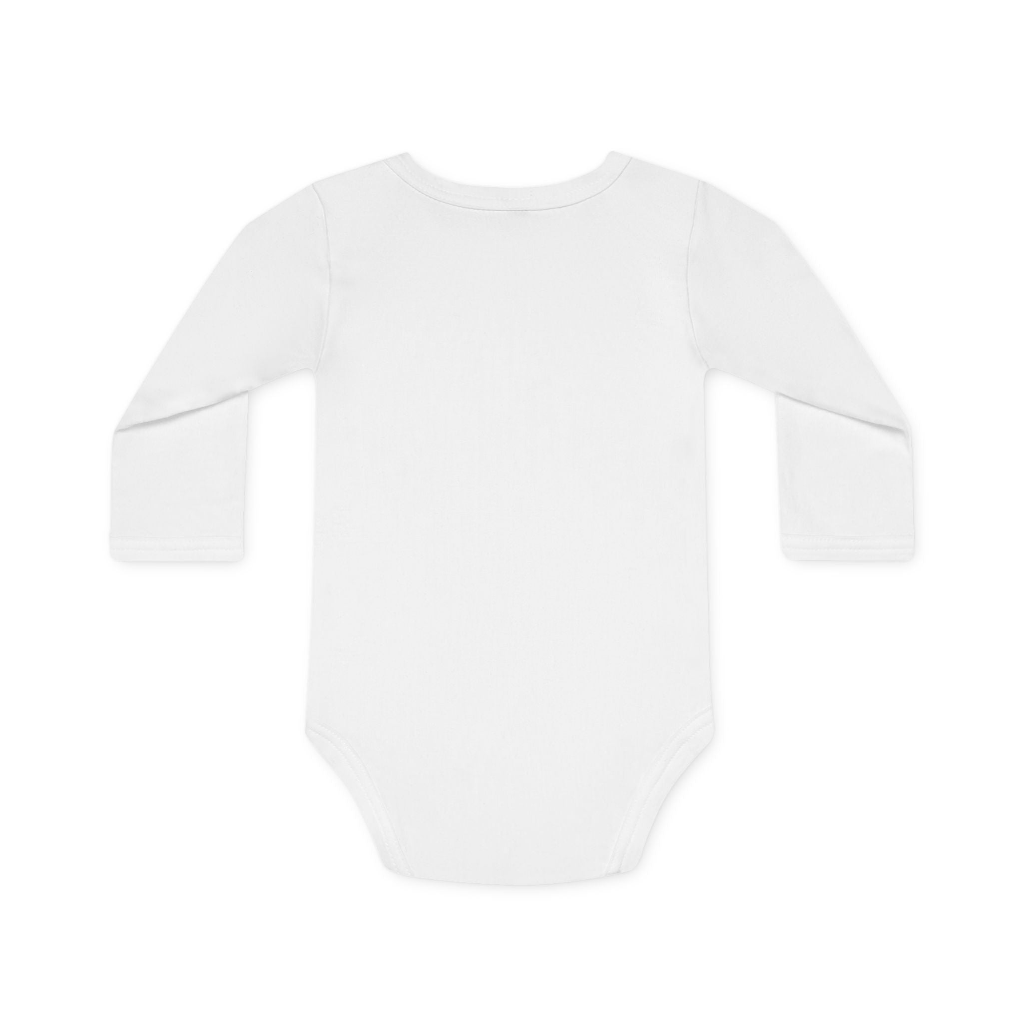 Panda-monium Baby Bodysuit - Cute Panda Long-Sleeve Organic Onesie - 100% certified organic cotton
