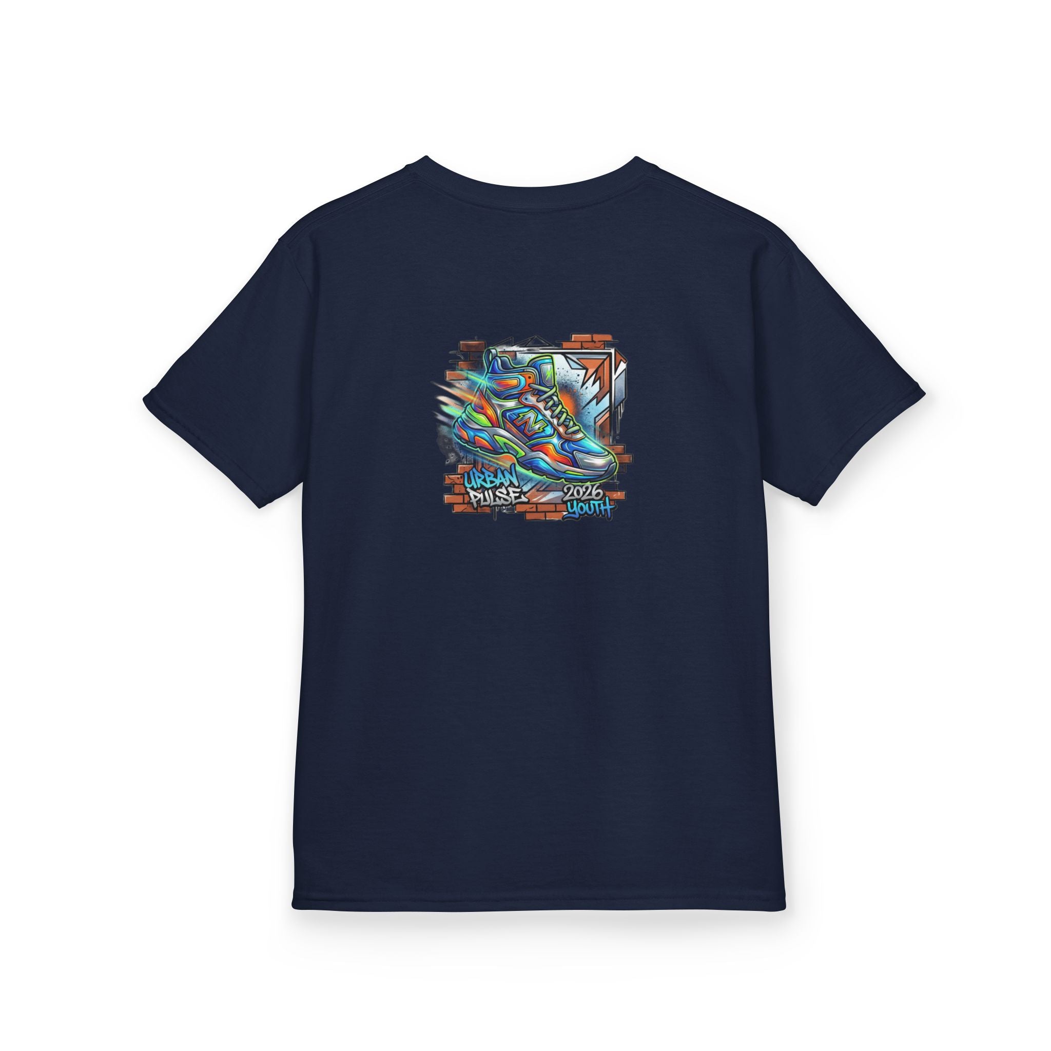 Kids Urban Trainer Tee — Graffiti Street Sneaker Design - 100% Cotton