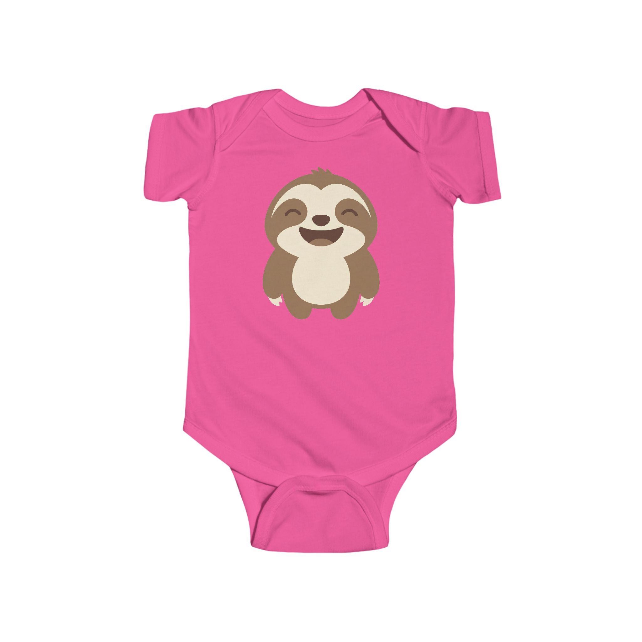 Cute Sloth Infant Bodysuit - Adorable Baby One-Piece - 100% Cotton