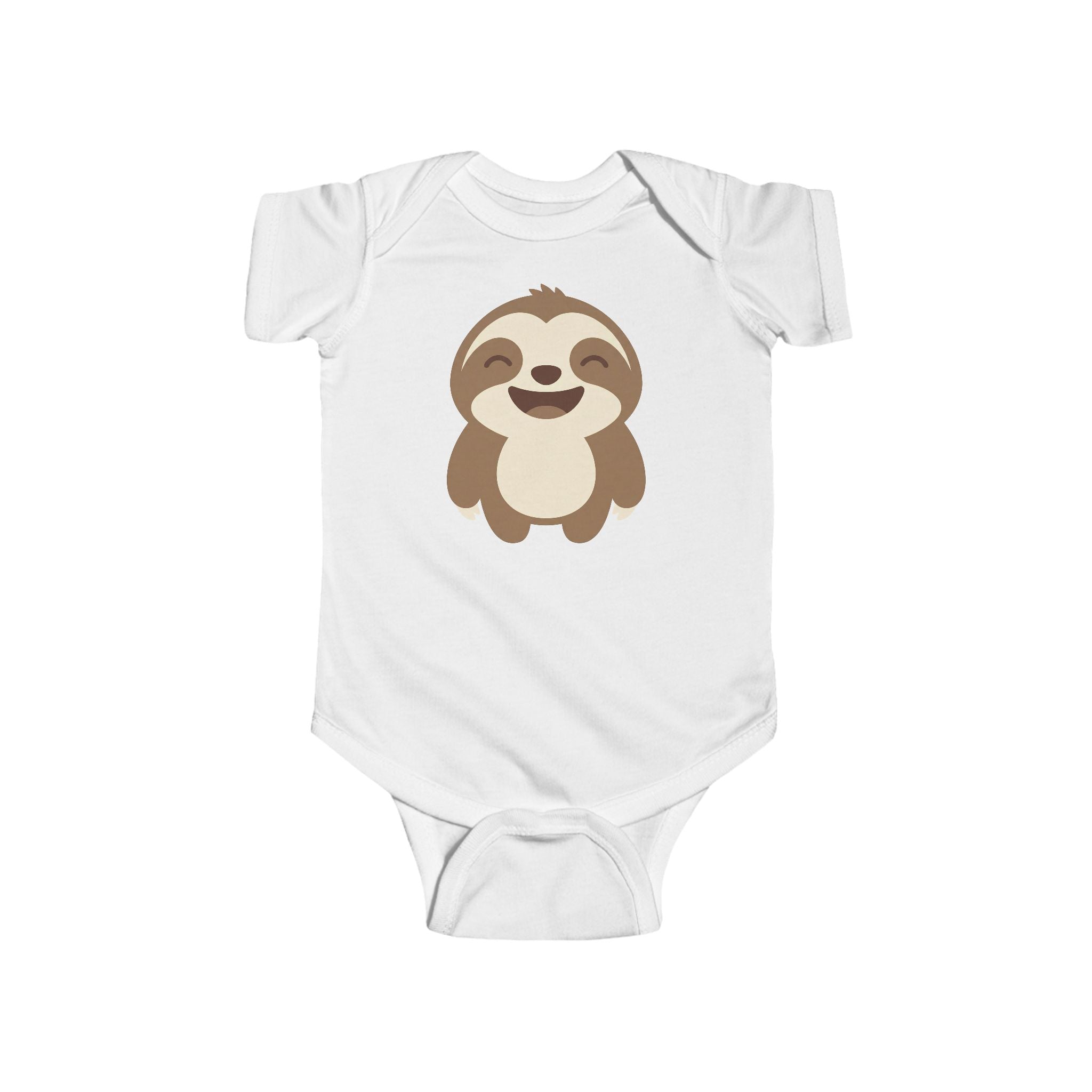 Cute Sloth Infant Bodysuit - Adorable Baby One-Piece - 100% Cotton