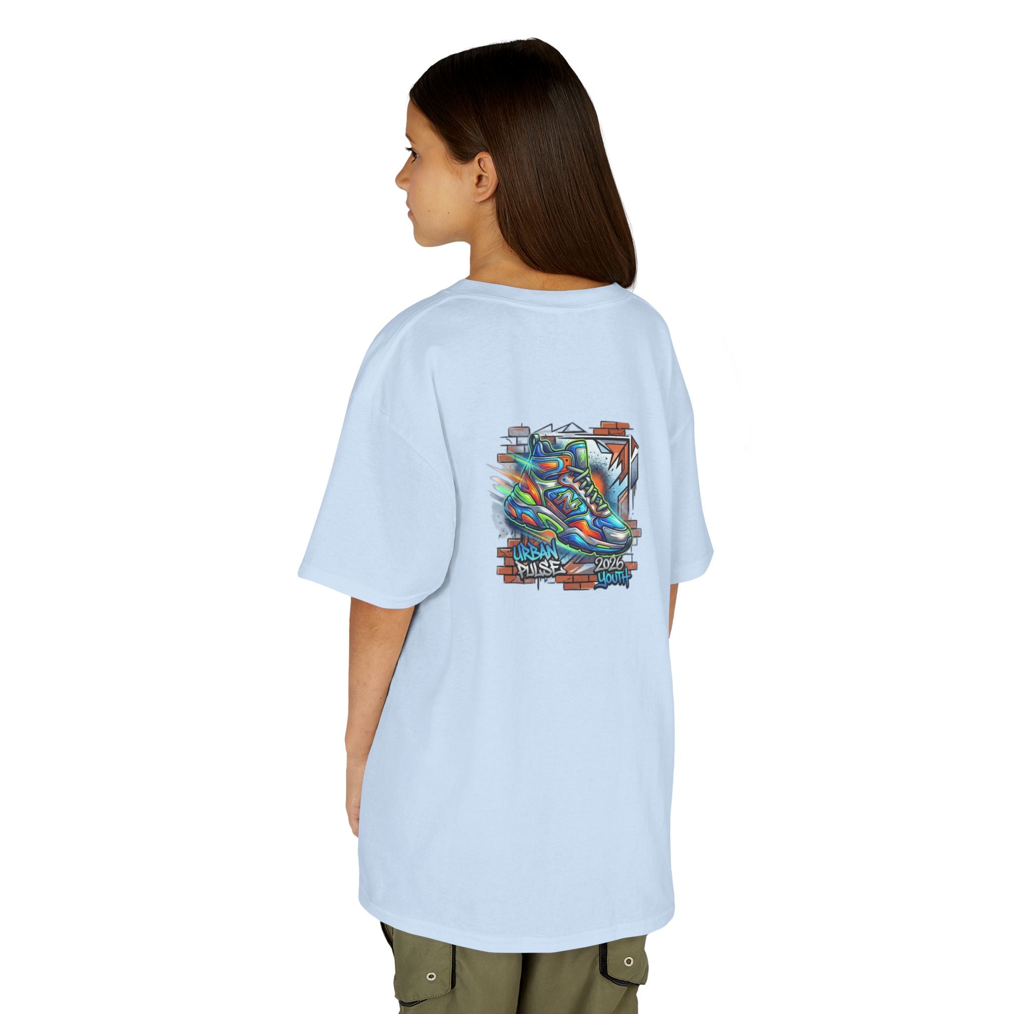 Kids Urban Trainer Tee — Graffiti Street Sneaker Design - 100% Cotton