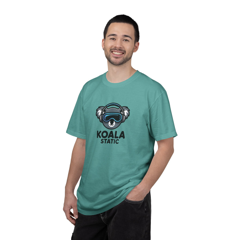 Koala Static Headphones Tee — Retro 90s Chill Graphic T-Shirt - 100% Cotton