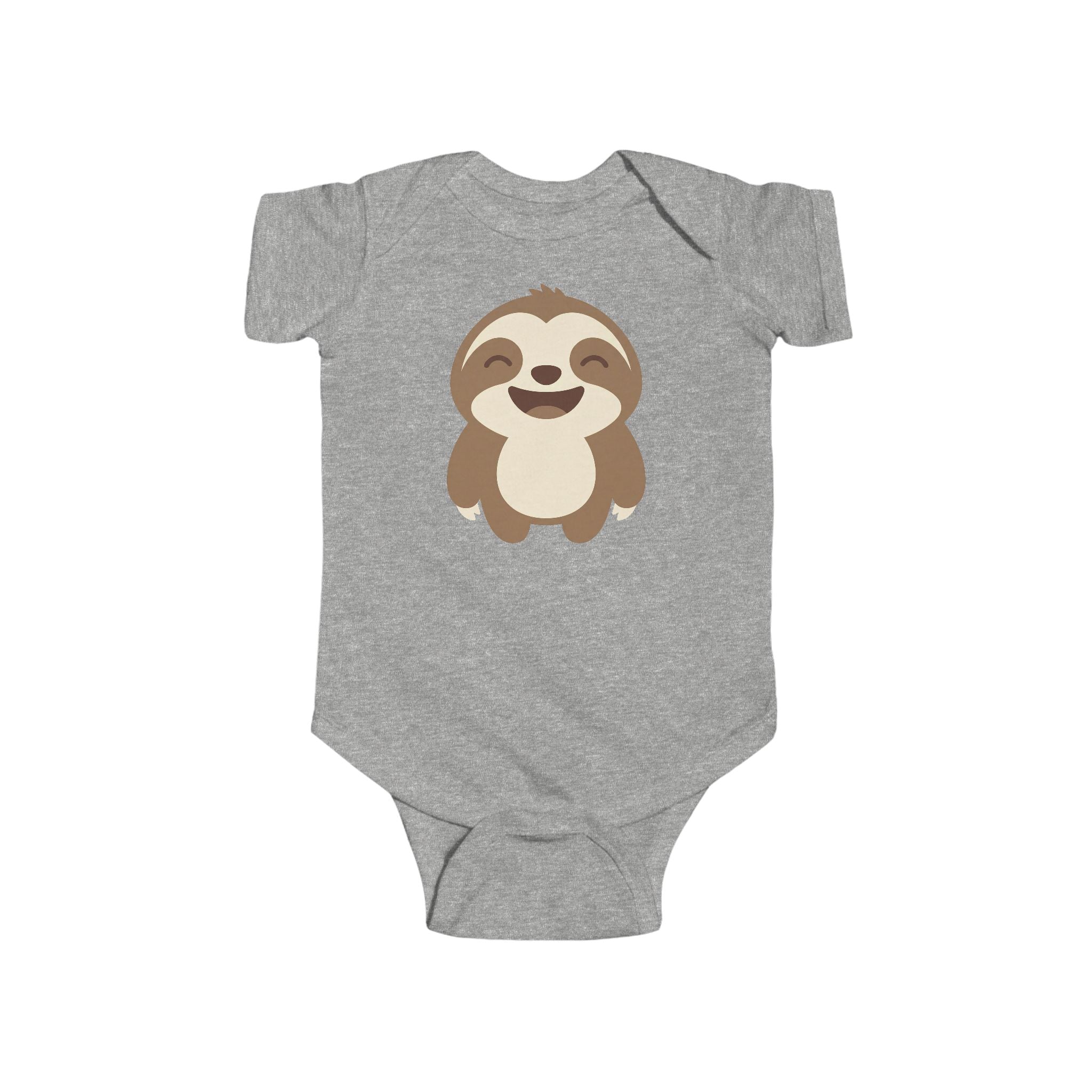 Cute Sloth Infant Bodysuit - Adorable Baby One-Piece - 100% Cotton