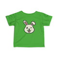 Cute Winking Bunny Infant Tee - Baby Graphic T Shirt - 100% Cotton