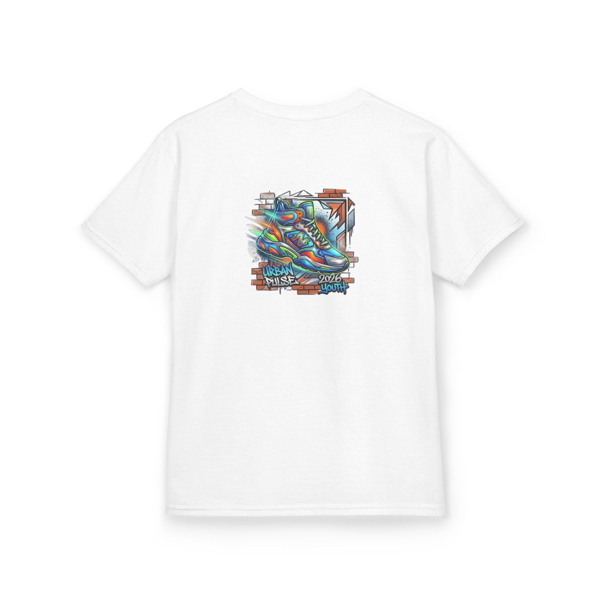 Kids Urban Trainer Tee — Graffiti Street Sneaker Design - 100% Cotton