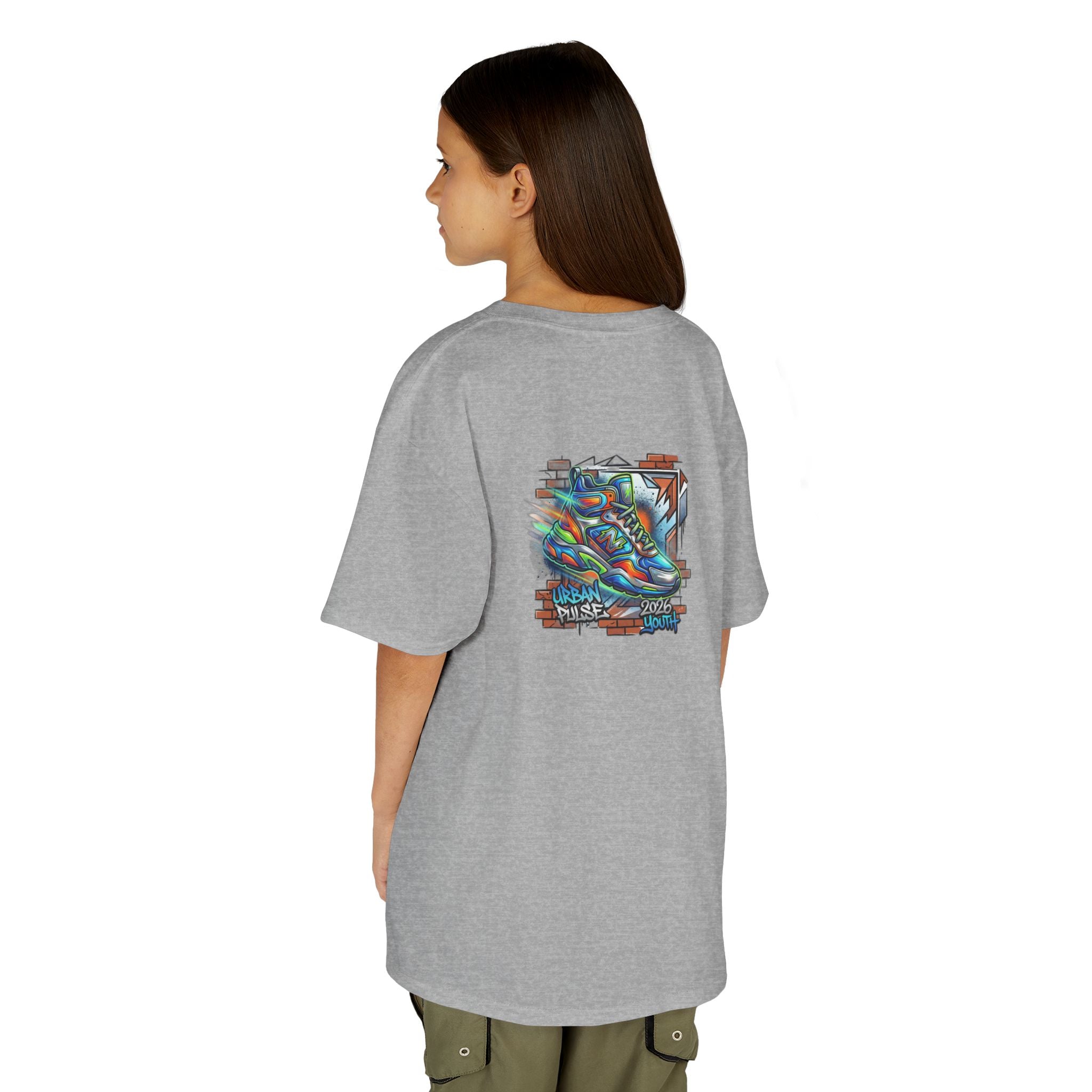 Kids Urban Trainer Tee — Graffiti Street Sneaker Design - 100% Cotton