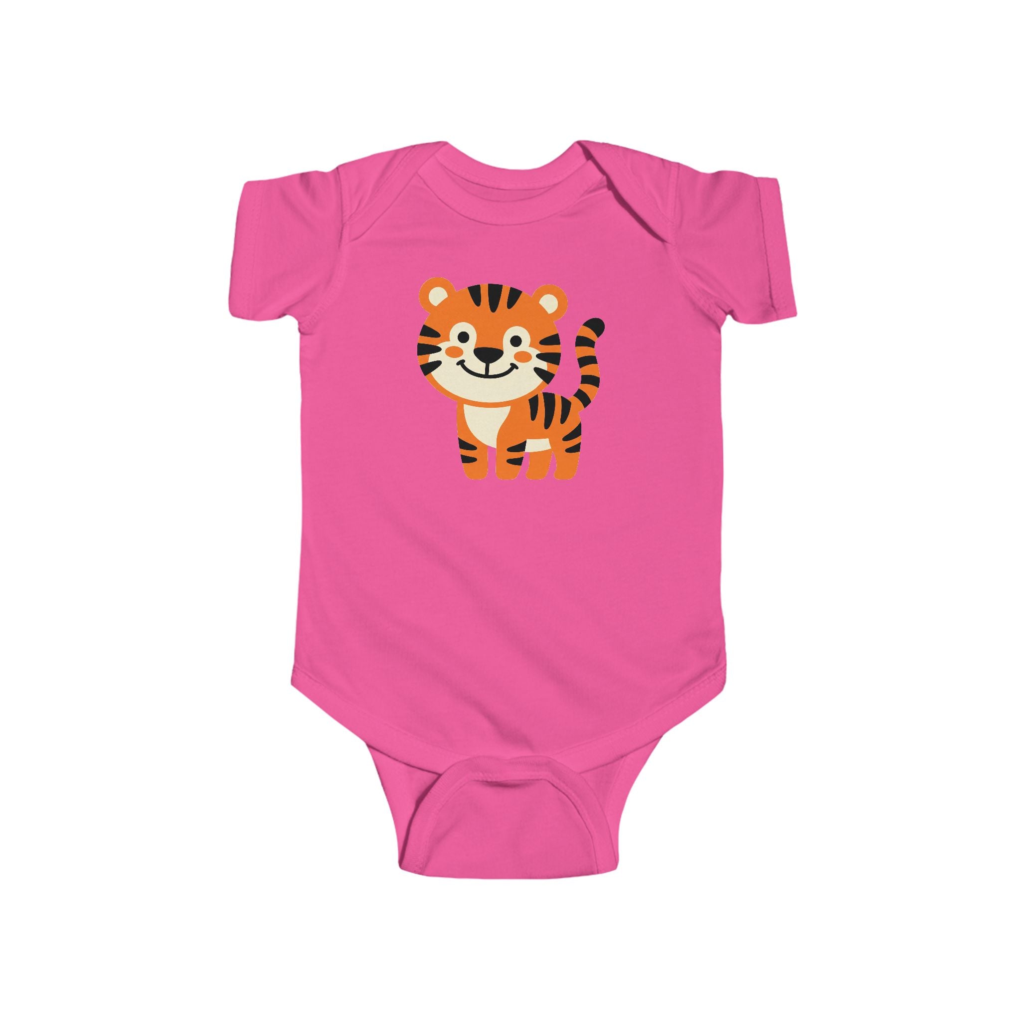 Cute Tiger Infant Bodysuit – Adorable Baby Onesie - 100% Cotton