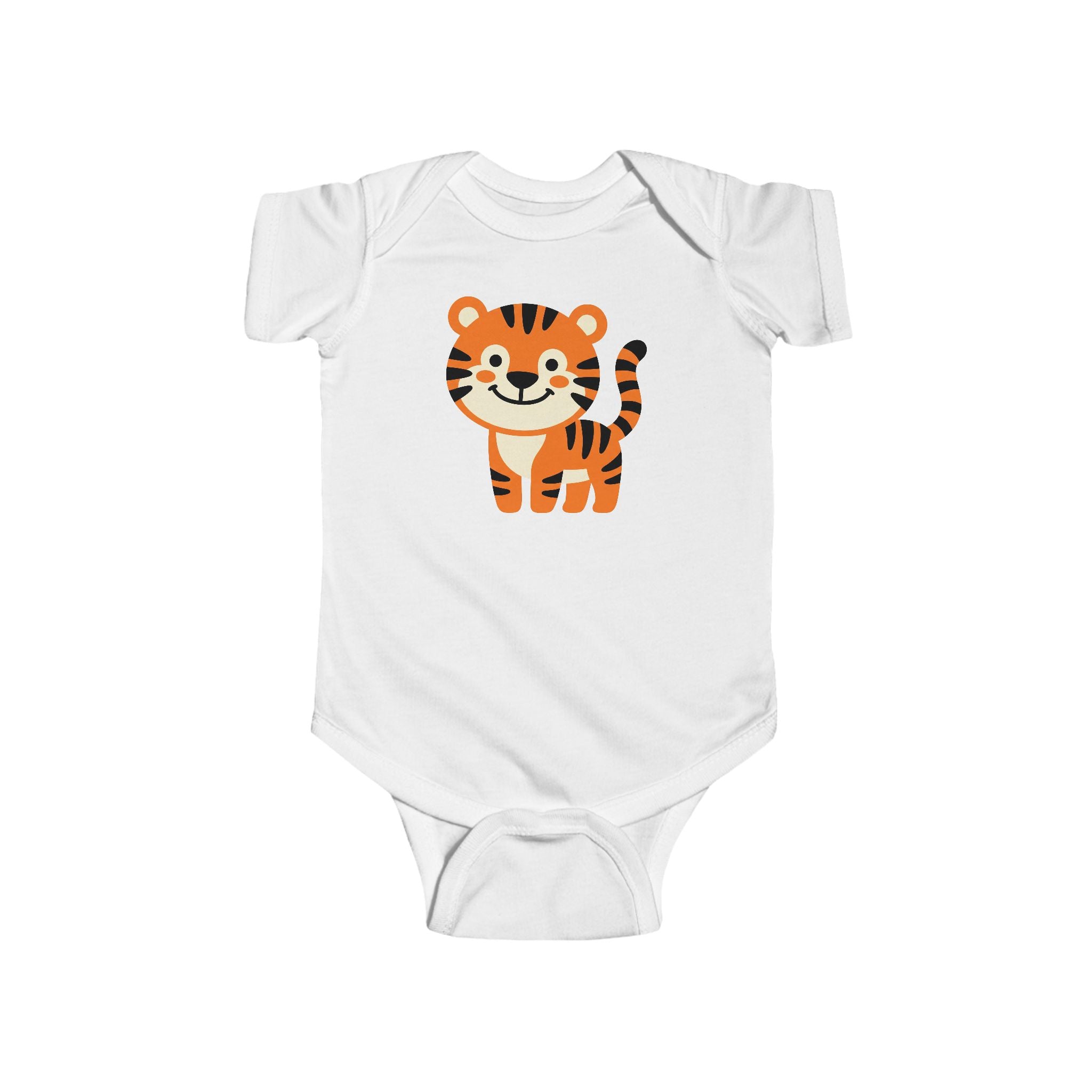 Cute Tiger Infant Bodysuit – Adorable Baby Onesie - 100% Cotton
