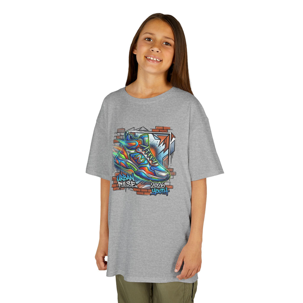 Kids Urban Trainer Tee — Graffiti Street Sneaker Design - 100% Cotton