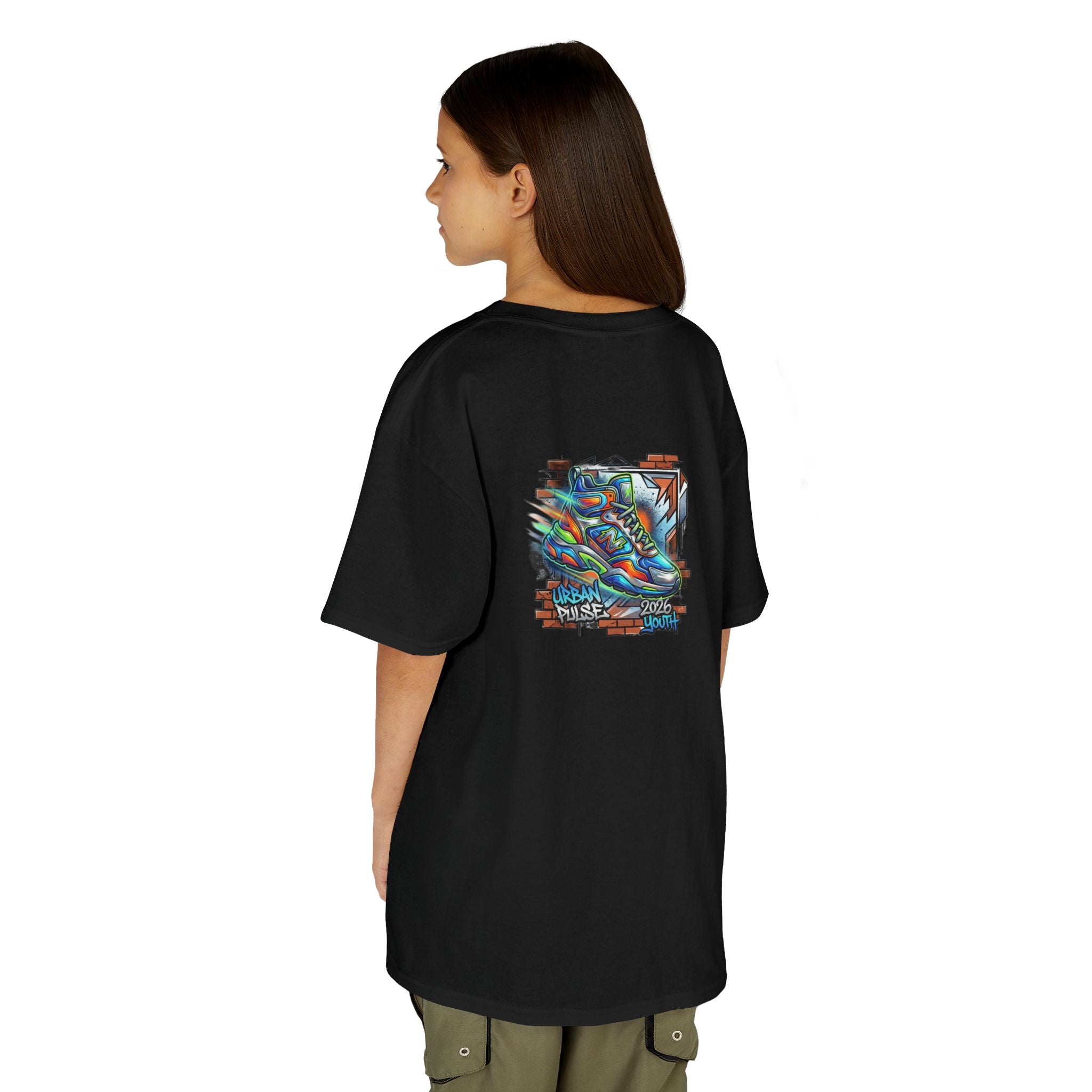 Kids Urban Trainer Tee — Graffiti Street Sneaker Design - 100% Cotton