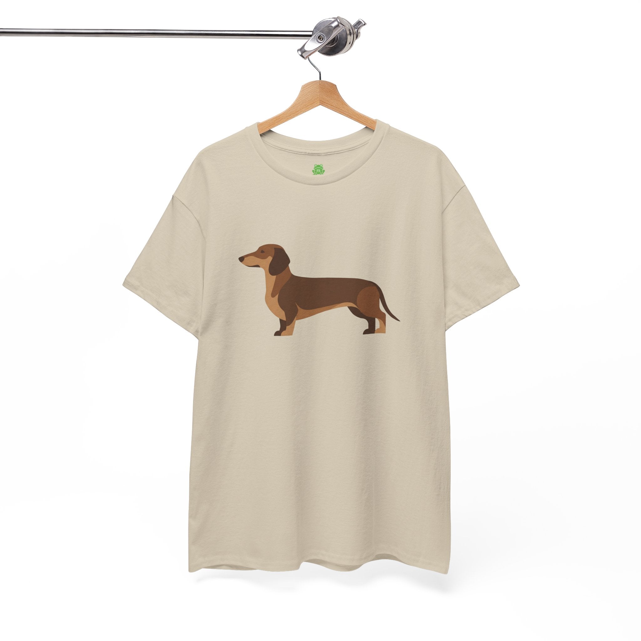 Dachshund Dog T‑Shirt — Cute Brown Sausage Dog Graphic Tee - 100% Cotton