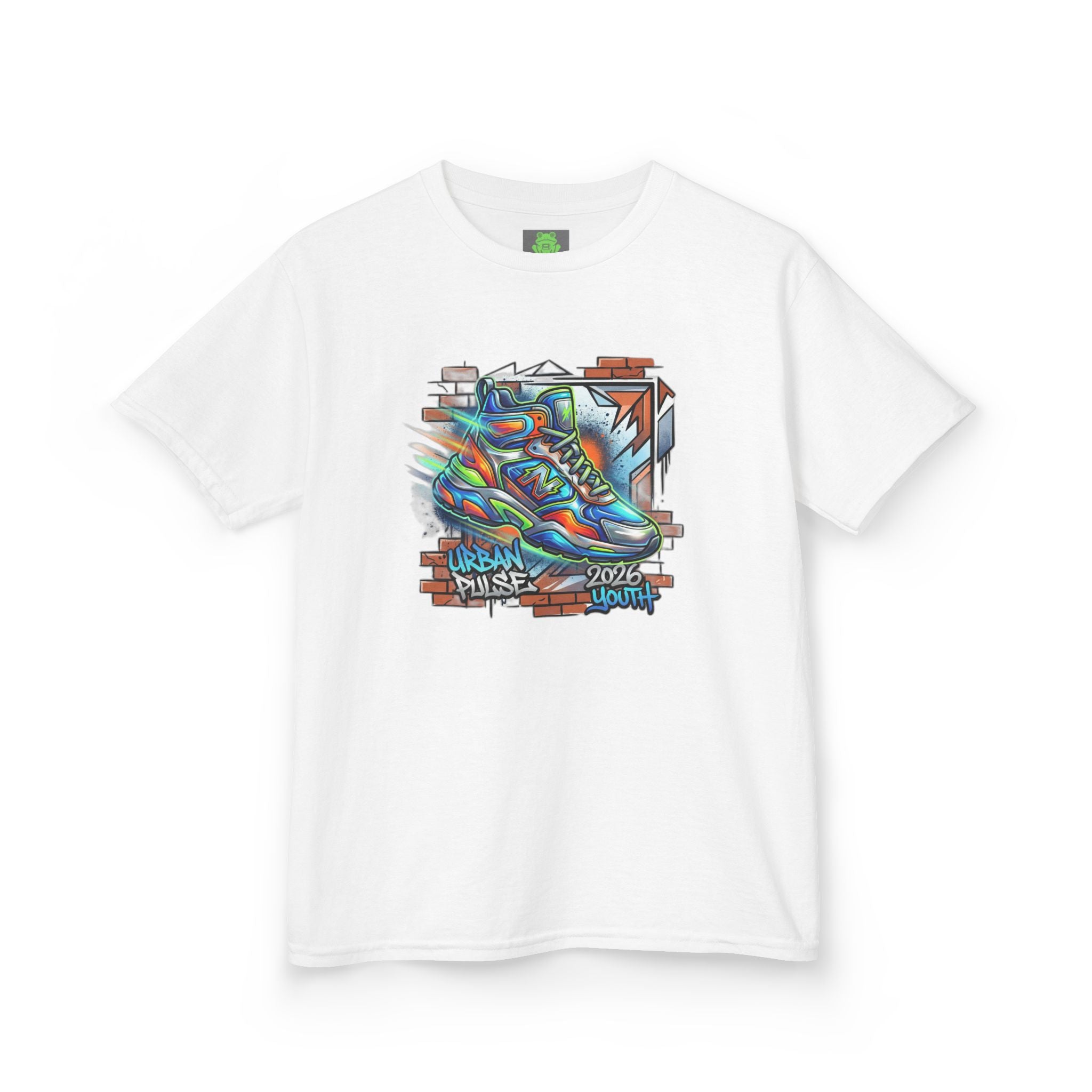 Kids Urban Trainer Tee — Graffiti Street Sneaker Design - 100% Cotton