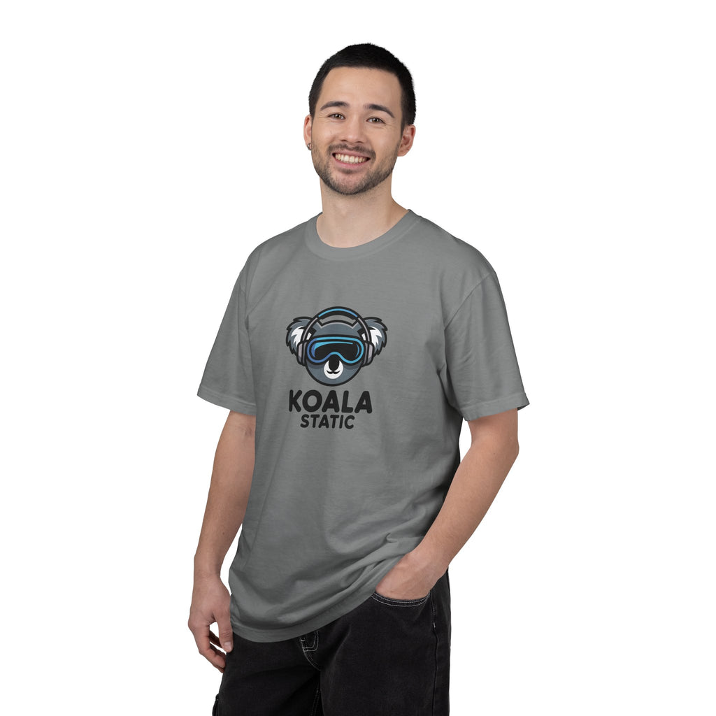Koala Static Headphones Tee — Retro 90s Chill Graphic T-Shirt - 100% Cotton