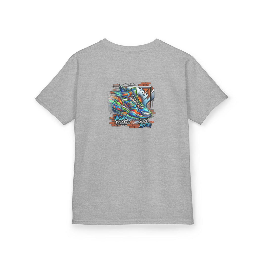Kids Urban Trainer Tee — Graffiti Street Sneaker Design - 100% Cotton