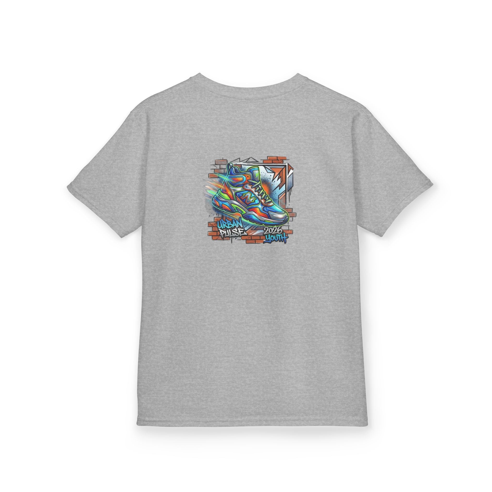 Kids Urban Trainer Tee — Graffiti Street Sneaker Design - 100% Cotton