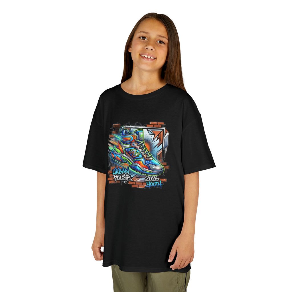 Kids Urban Trainer Tee — Graffiti Street Sneaker Design - 100% Cotton