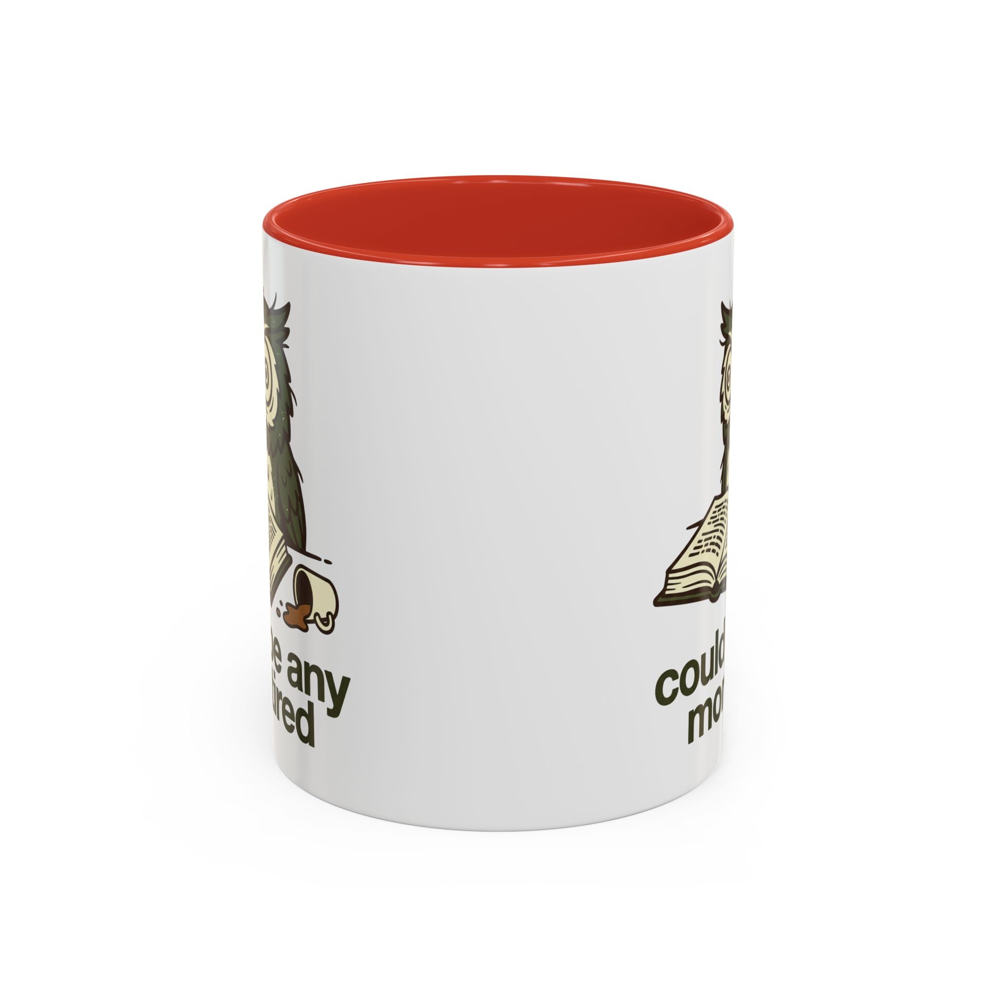 Could I Be Any More Tired Owl Coffee Mug — Funny Tired Owl Ceramic Accent Mug (11/15oz)