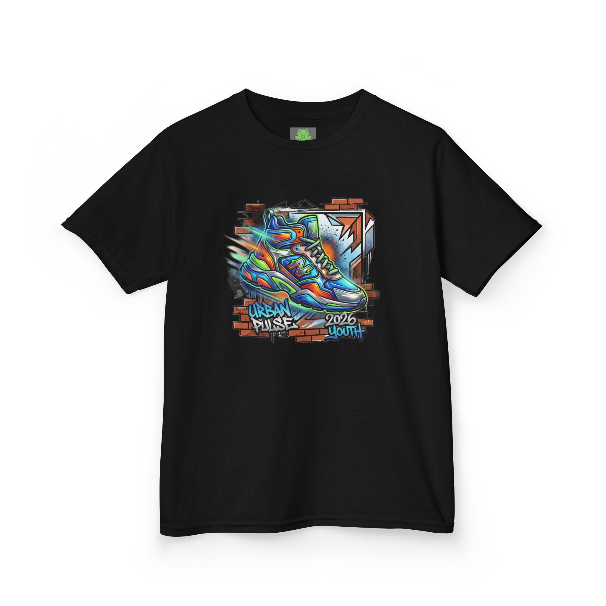 Kids Urban Trainer Tee — Graffiti Street Sneaker Design - 100% Cotton