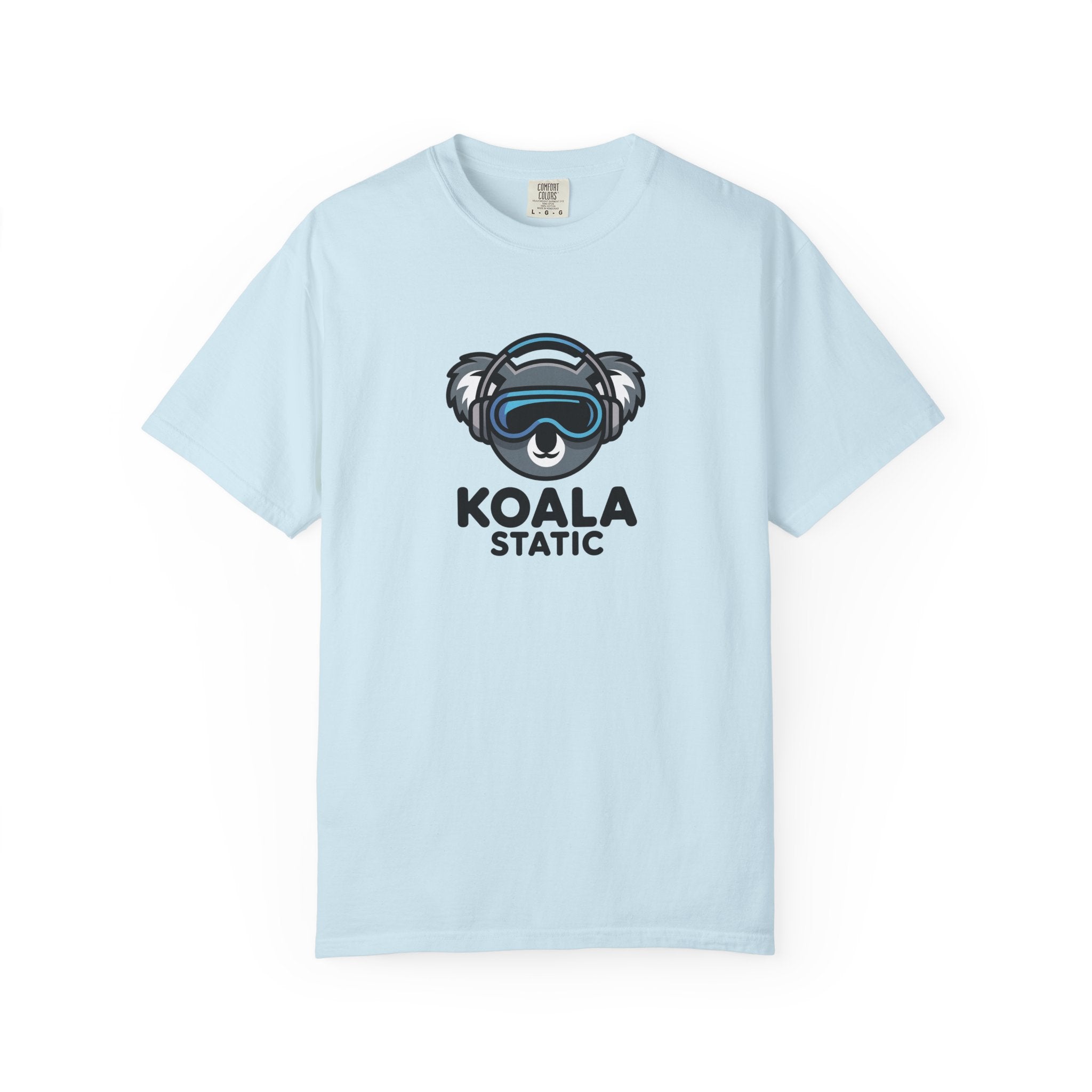 Koala Static Headphones Tee — Retro 90s Chill Graphic T-Shirt - 100% Cotton