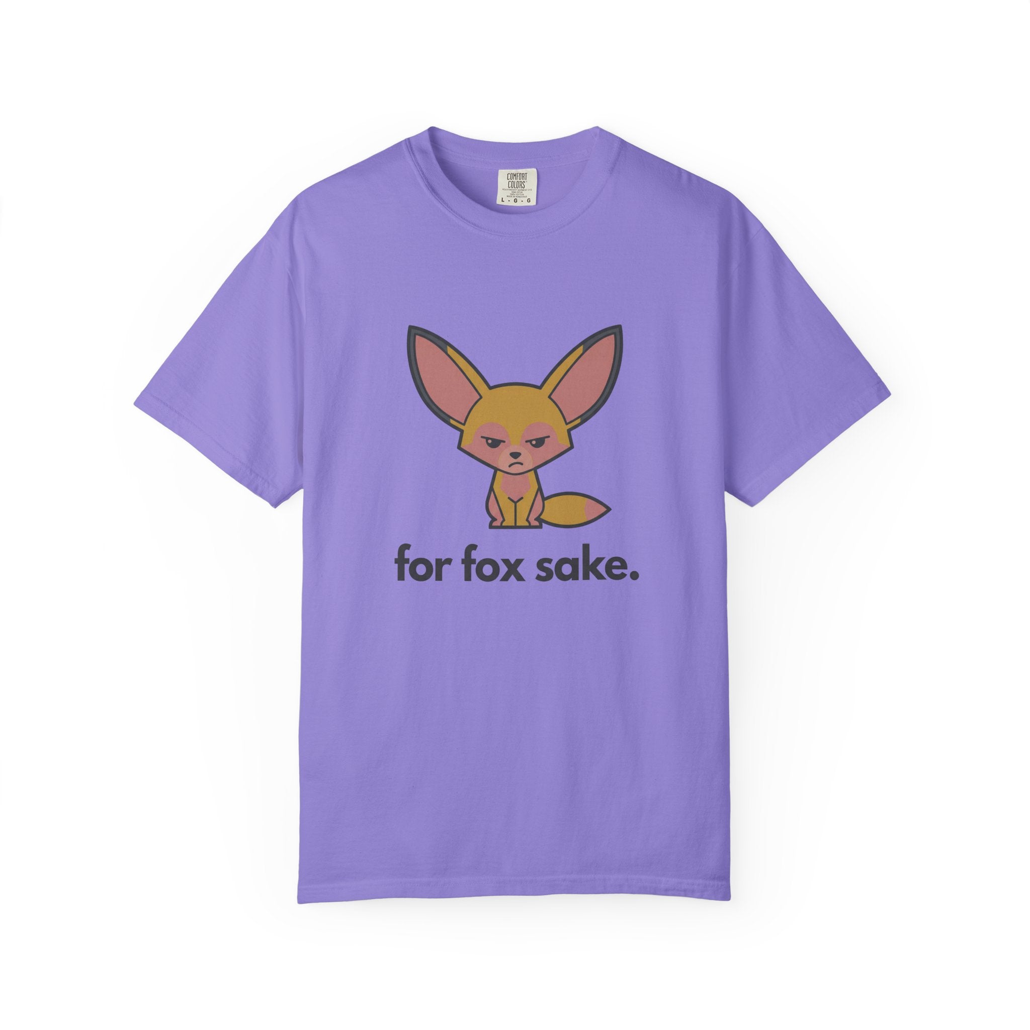 For Fox Sake T-Shirt — Cute Cartoon Fox Graphic Tee