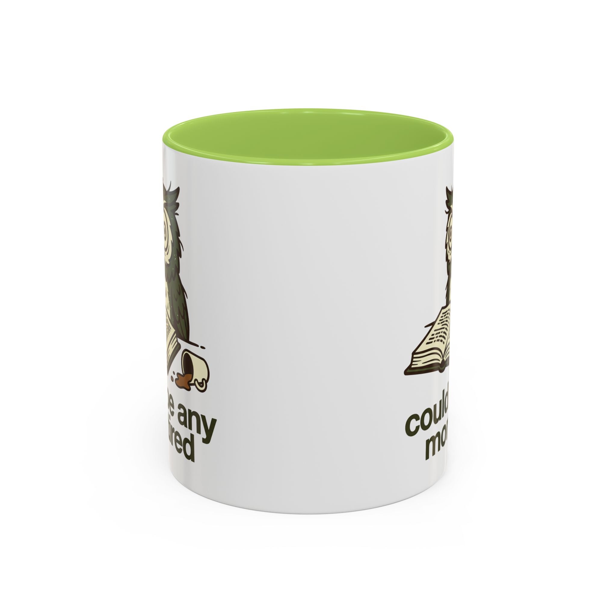 Could I Be Any More Tired Owl Coffee Mug — Funny Tired Owl Ceramic Accent Mug (11/15oz)