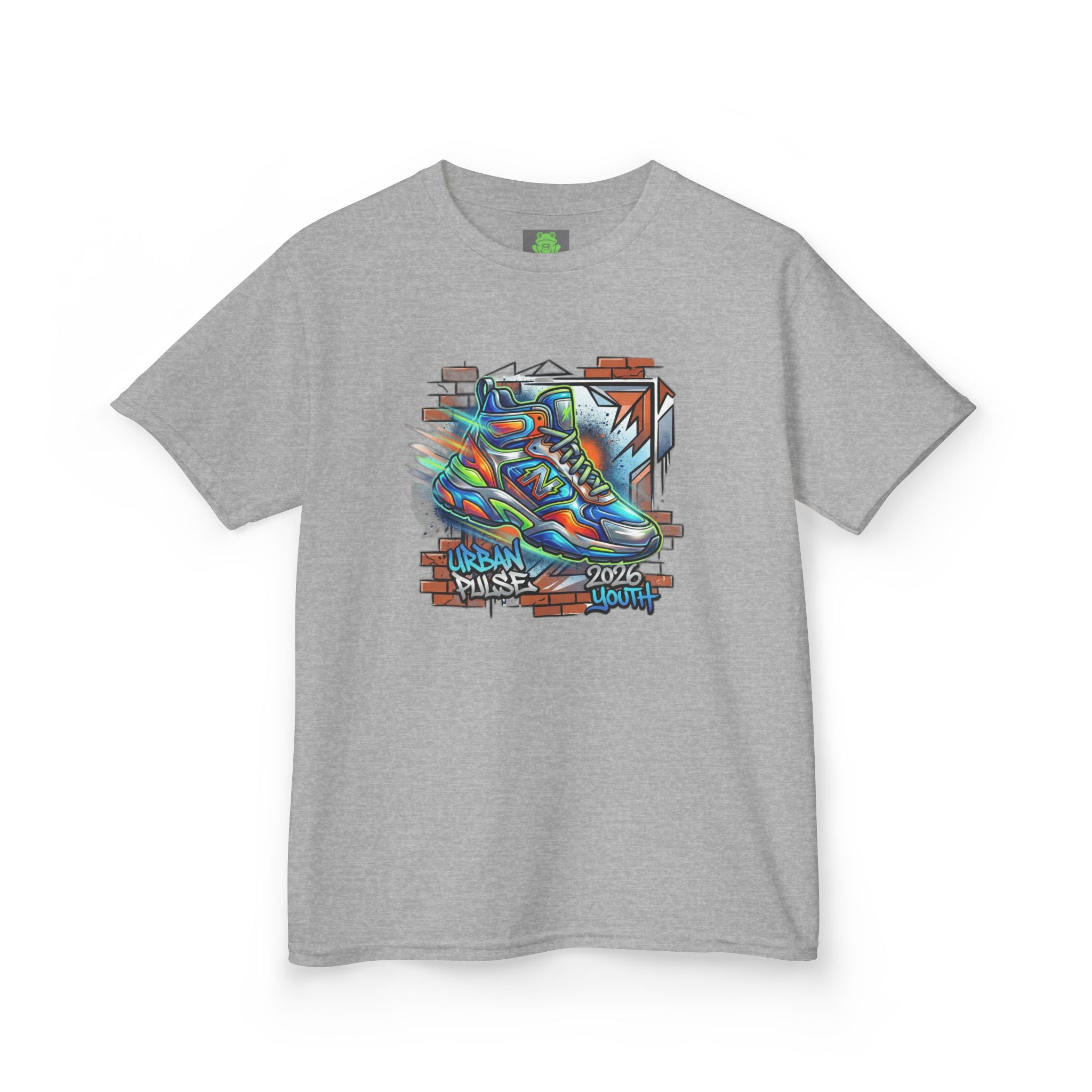 Kids Urban Trainer Tee — Graffiti Street Sneaker Design - 100% Cotton