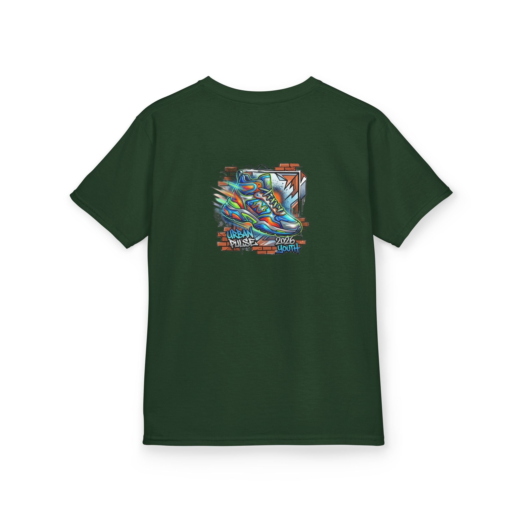 Kids Urban Trainer Tee — Graffiti Street Sneaker Design - 100% Cotton