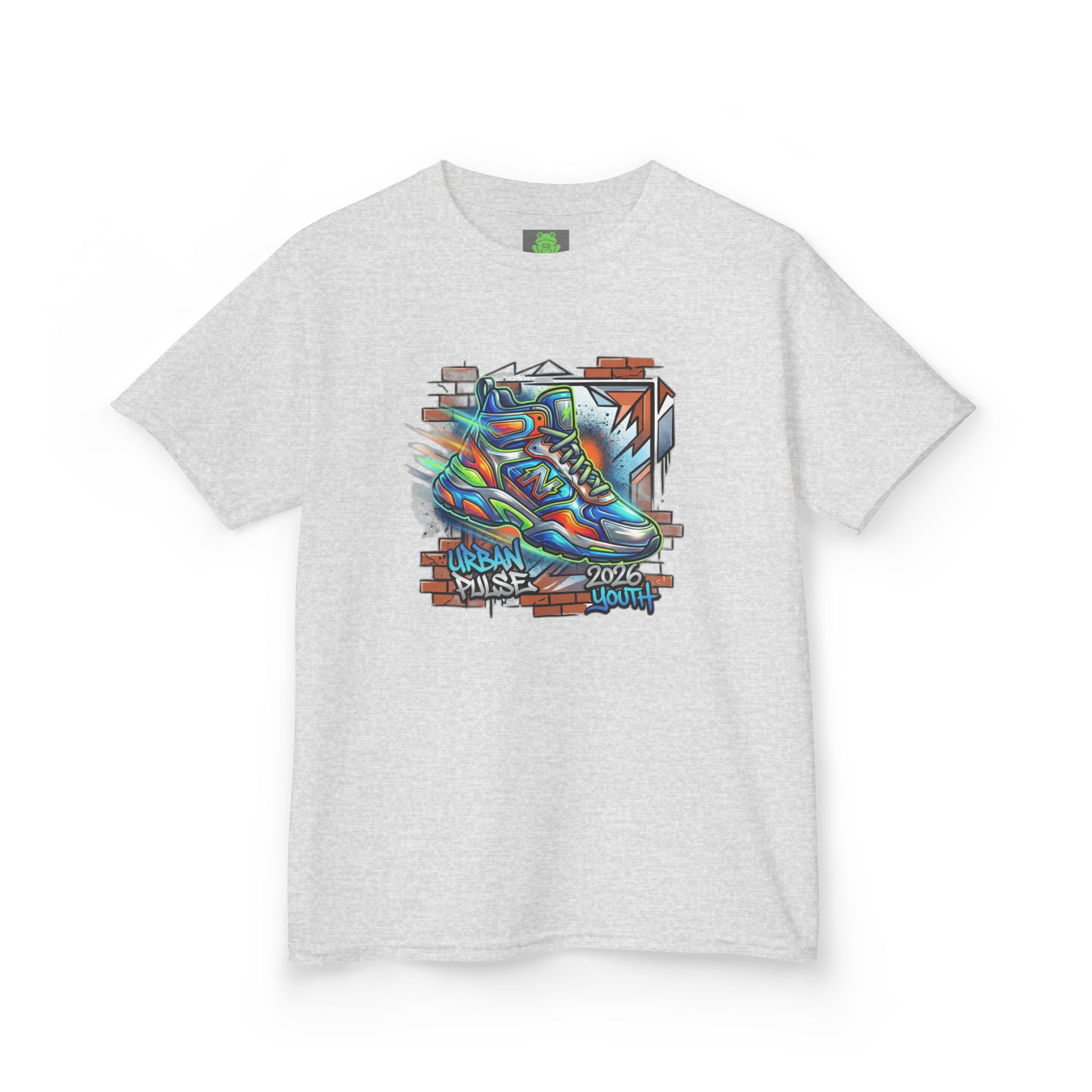Kids Urban Trainer Tee — Graffiti Street Sneaker Design - 100% Cotton