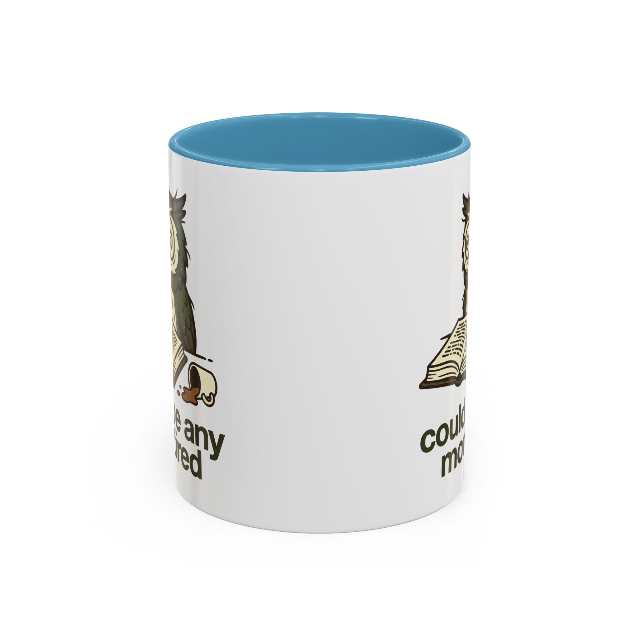 Could I Be Any More Tired Owl Coffee Mug — Funny Tired Owl Ceramic Accent Mug (11/15oz)