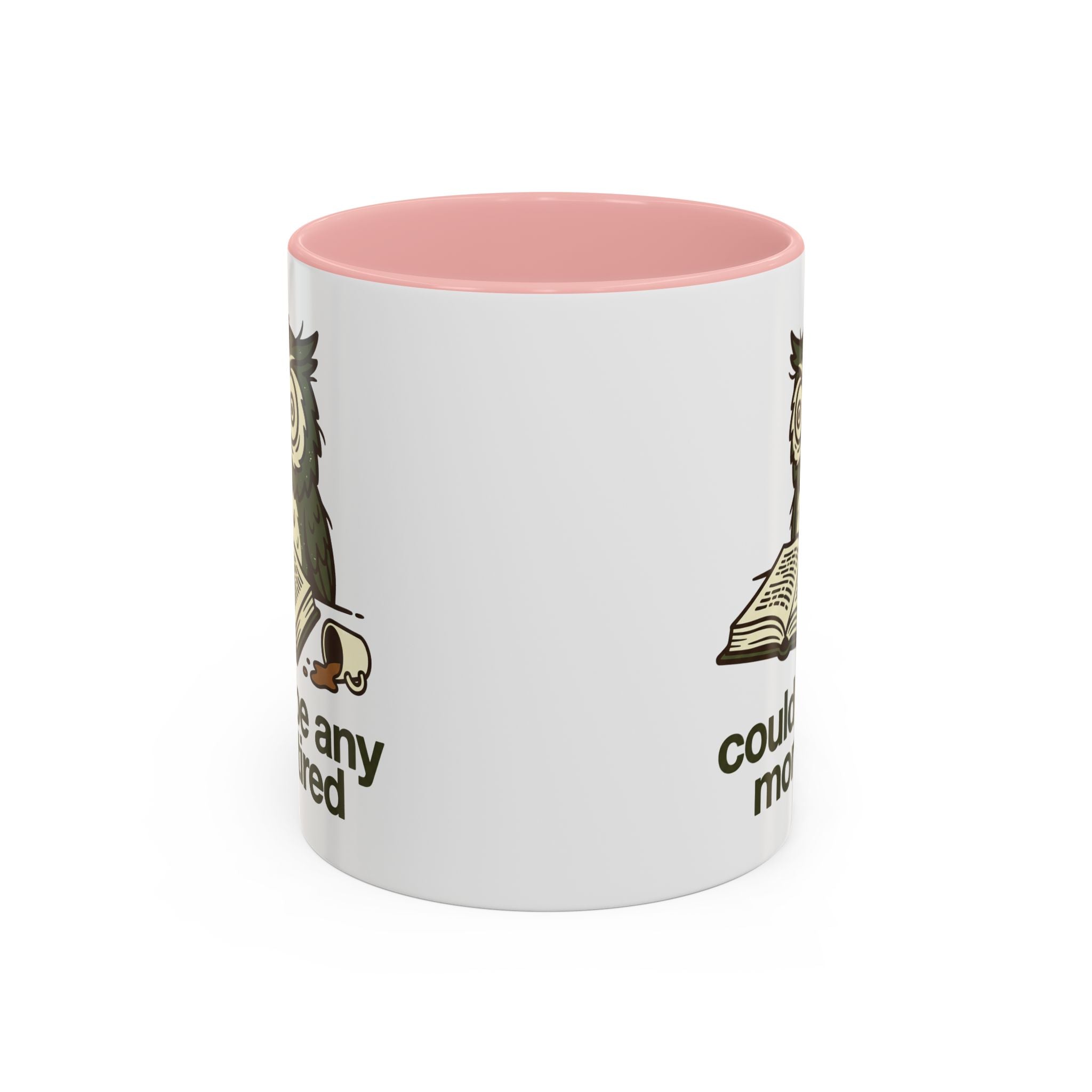 Could I Be Any More Tired Owl Coffee Mug — Funny Tired Owl Ceramic Accent Mug (11/15oz)