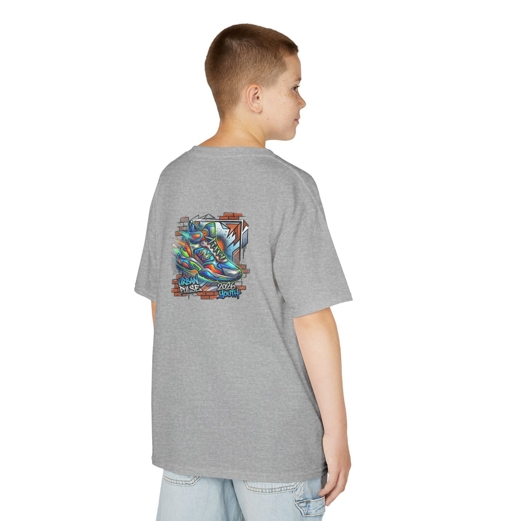 Kids Urban Trainer Tee — Graffiti Street Sneaker Design - 100% Cotton