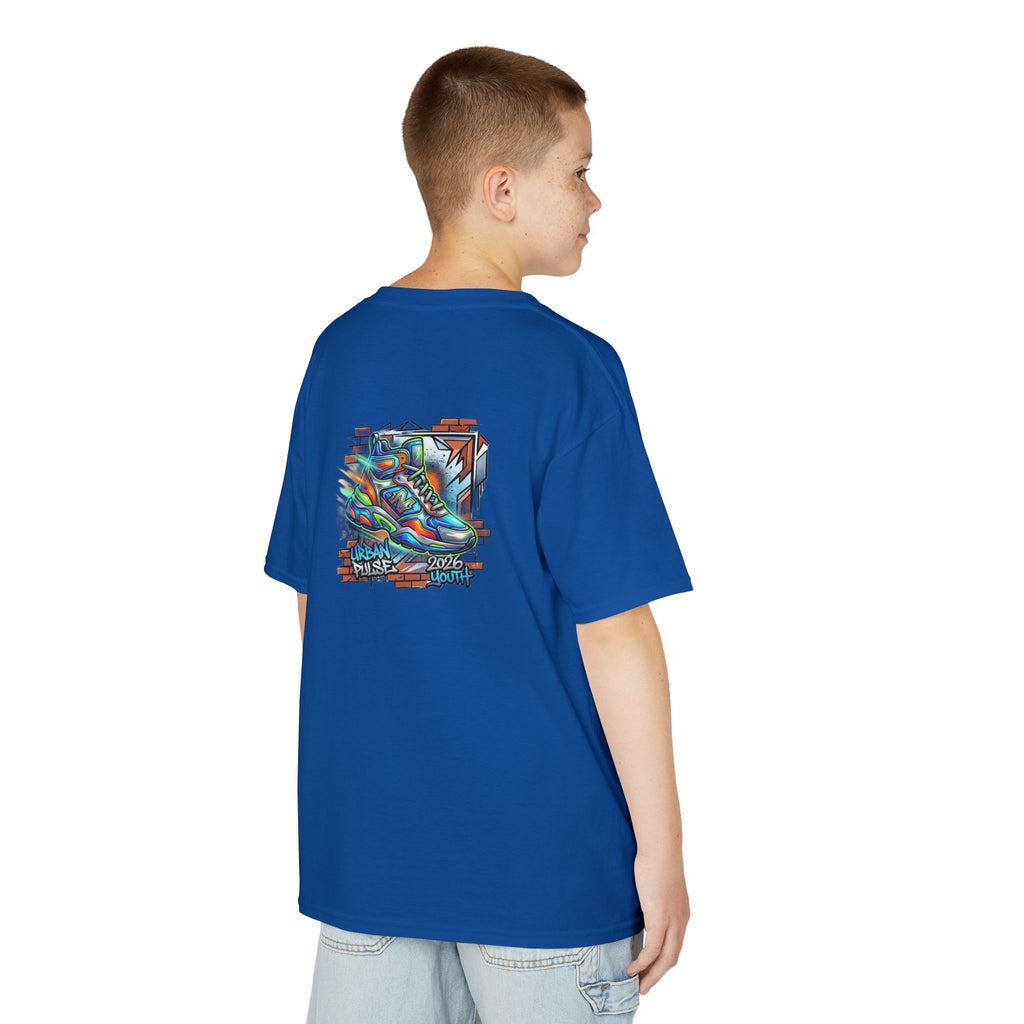 Kids Urban Trainer Tee — Graffiti Street Sneaker Design - 100% Cotton