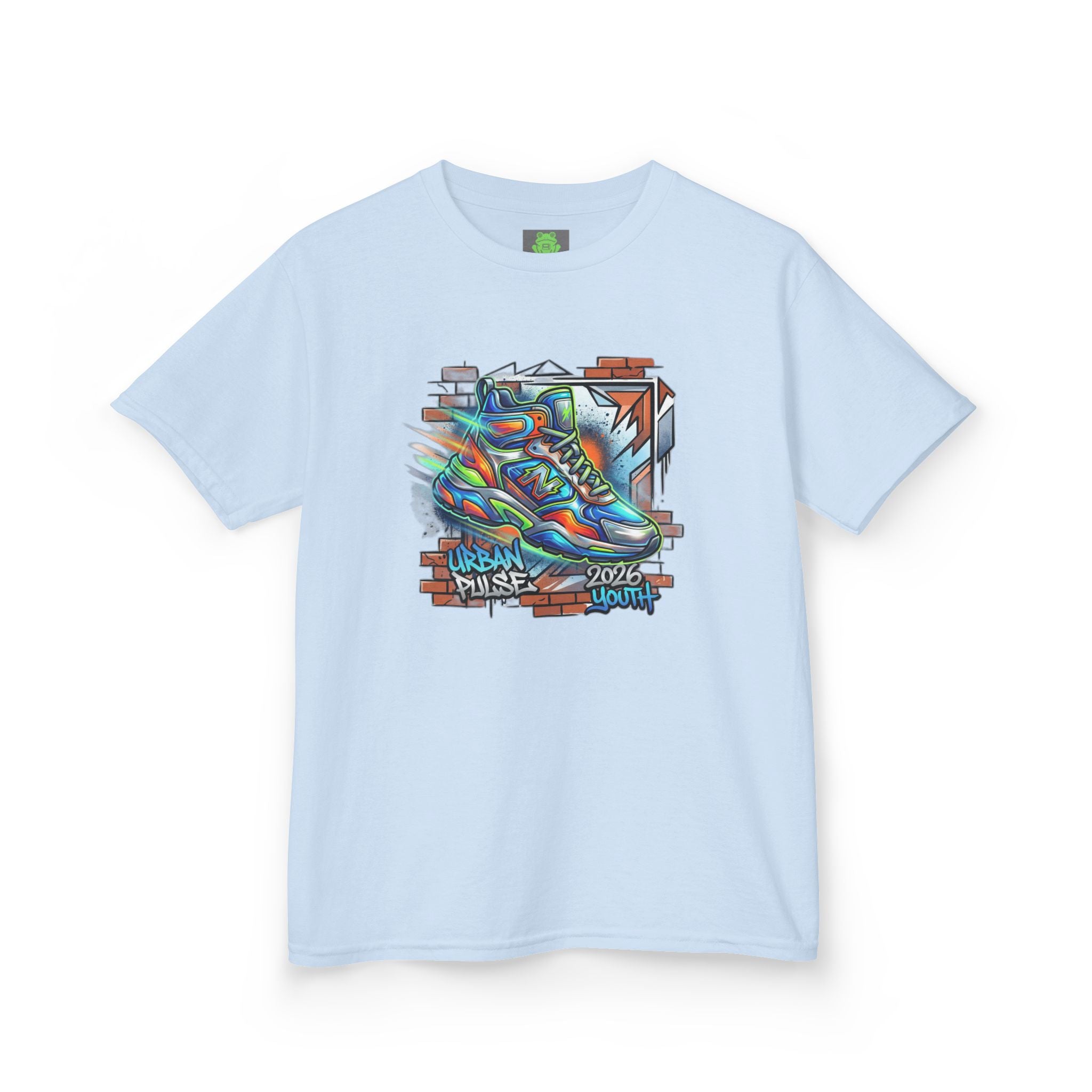 Kids Urban Trainer Tee — Graffiti Street Sneaker Design - 100% Cotton