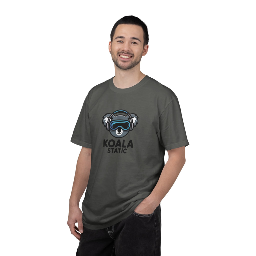 Koala Static Headphones Tee — Retro 90s Chill Graphic T-Shirt - 100% Cotton