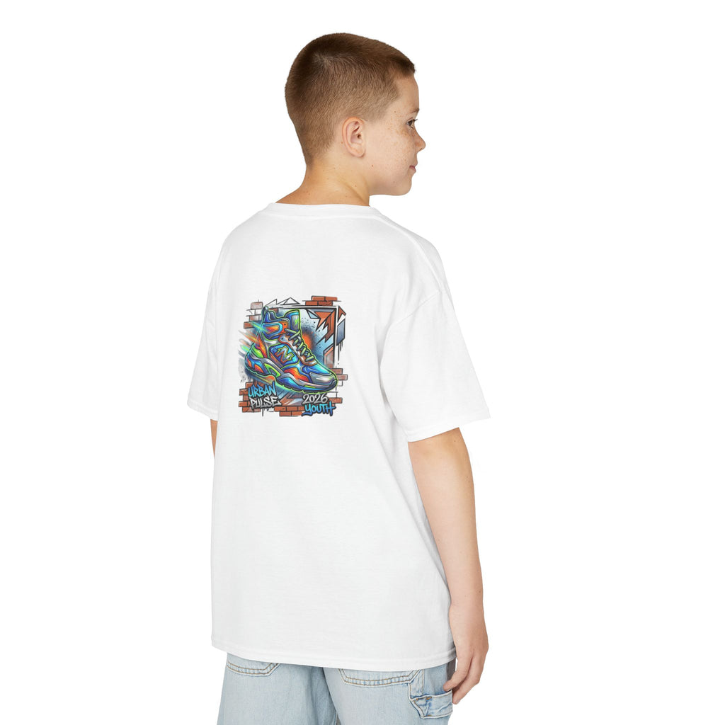 Kids Urban Trainer Tee — Graffiti Street Sneaker Design - 100% Cotton