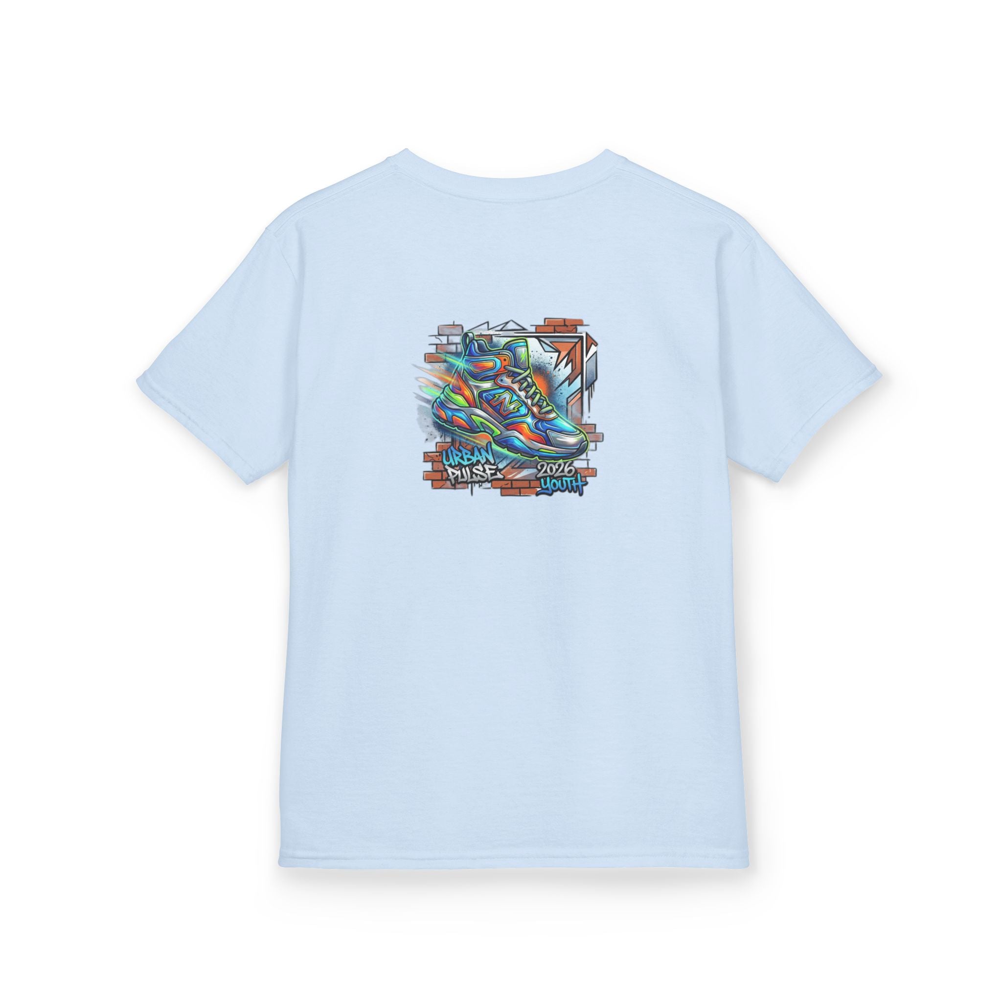Kids Urban Trainer Tee — Graffiti Street Sneaker Design - 100% Cotton