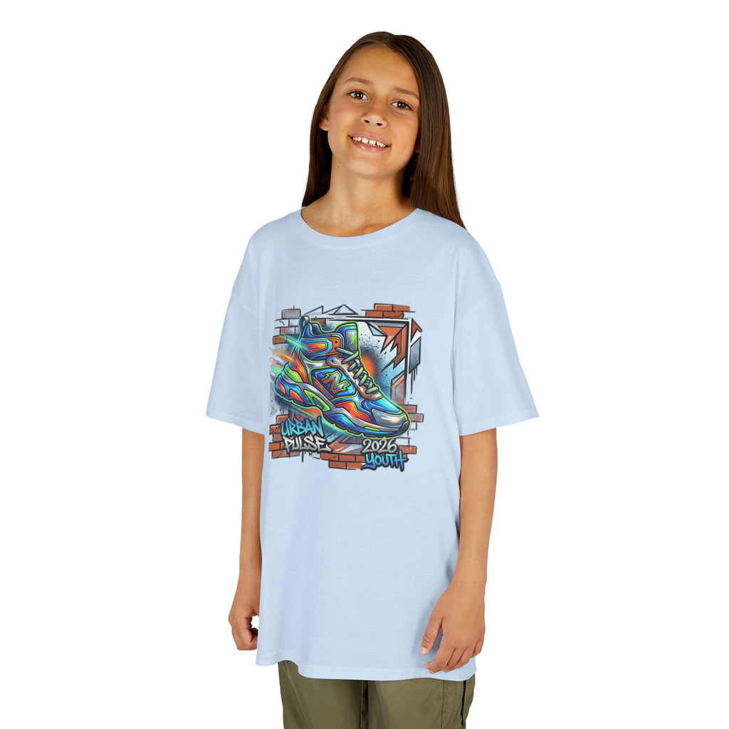 Kids Urban Trainer Tee — Graffiti Street Sneaker Design - 100% Cotton