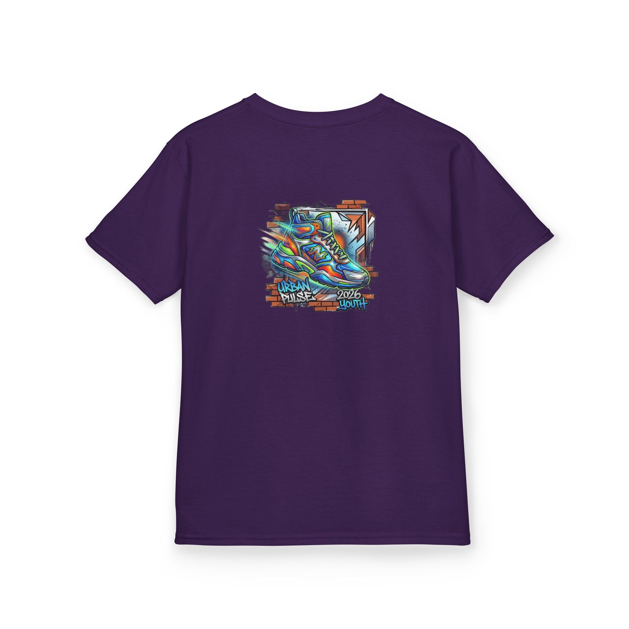 Kids Urban Trainer Tee — Graffiti Street Sneaker Design - 100% Cotton