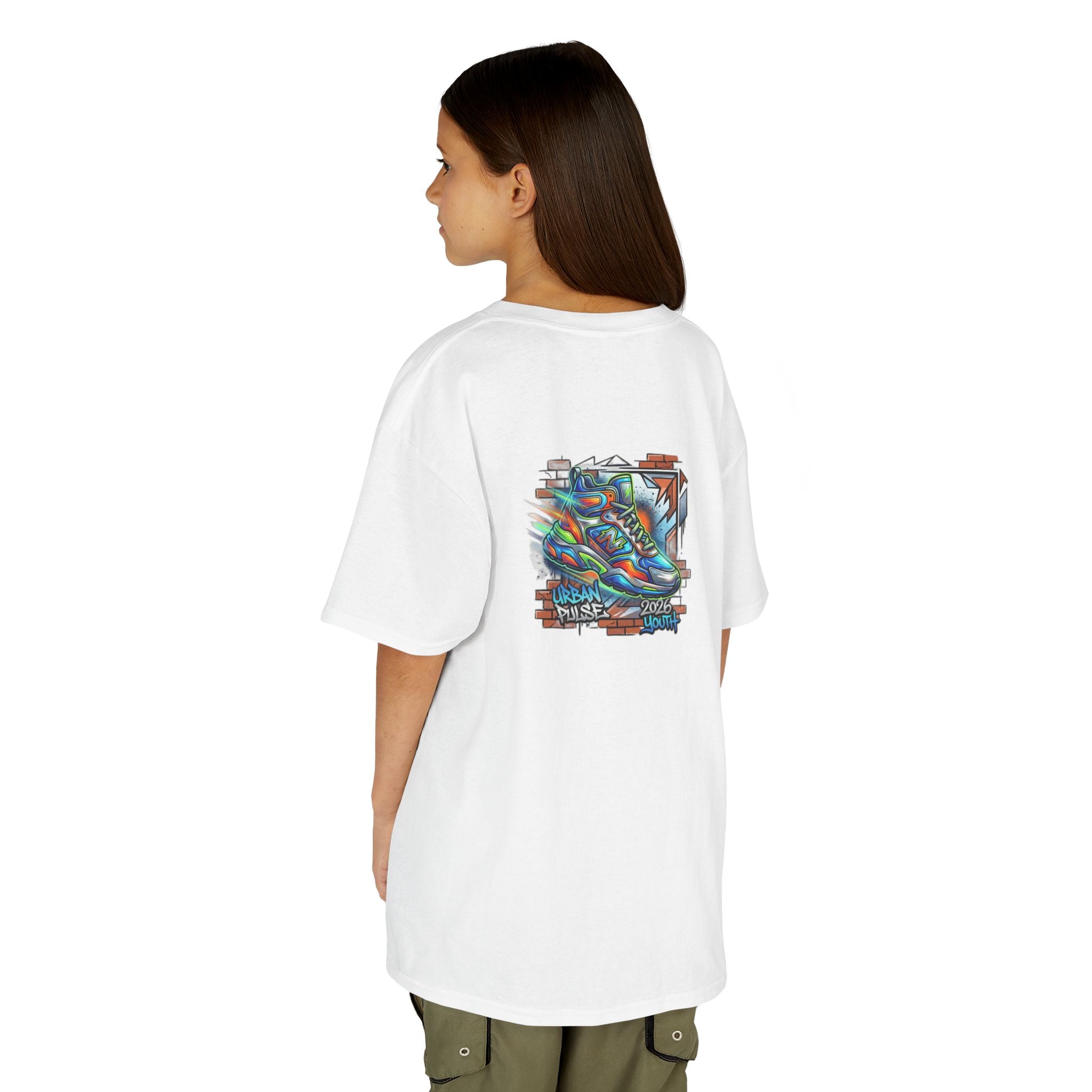 Kids Urban Trainer Tee — Graffiti Street Sneaker Design - 100% Cotton