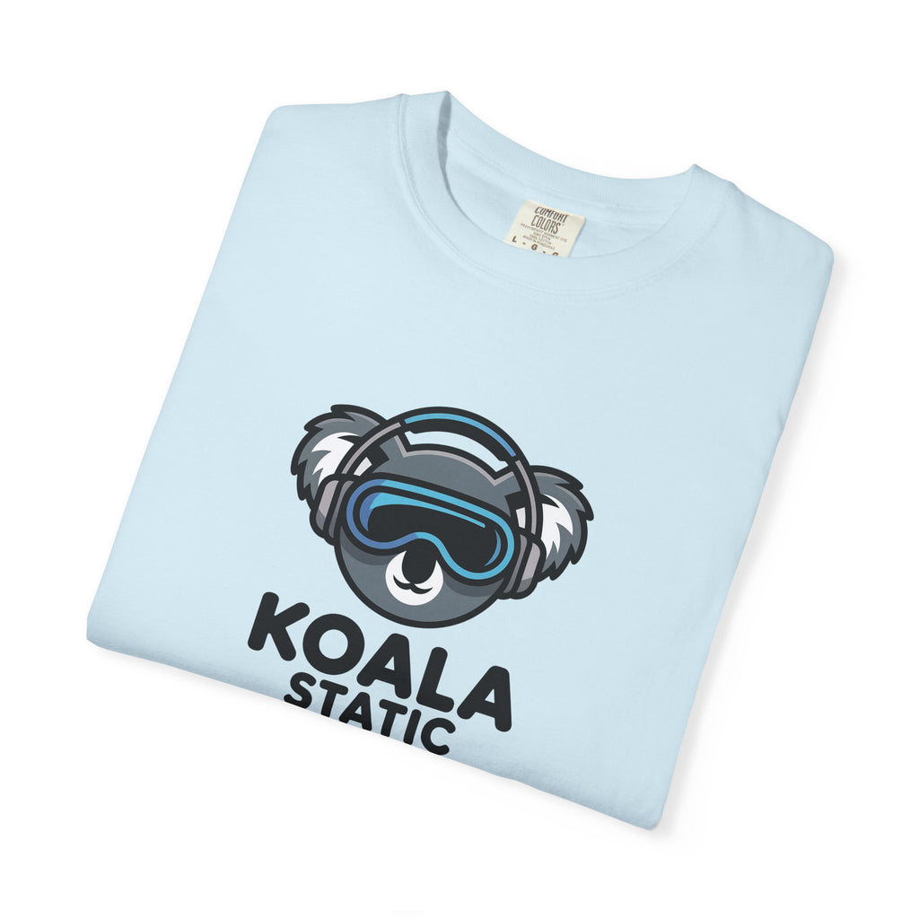 Koala Static Headphones Tee — Retro 90s Chill Graphic T-Shirt - 100% Cotton